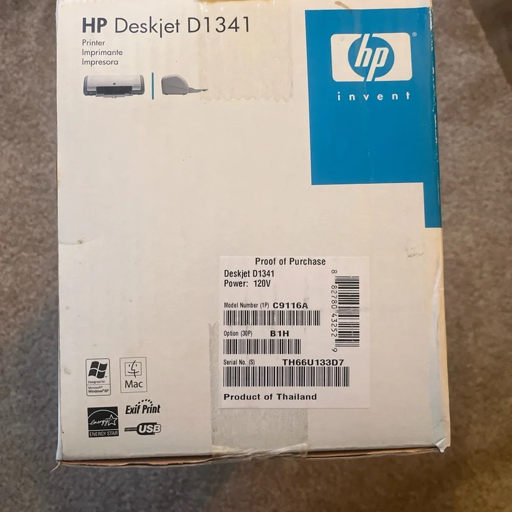 HP Deskjet D1341 Printer